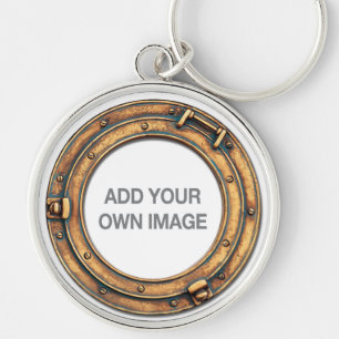 Chaveiro Your Picture Porthole Keychain