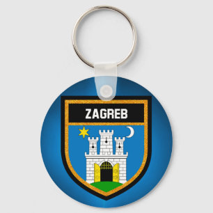 Chaveiro Zagreb Flag