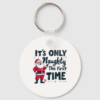 Chaveiro Zany Só é Travesso na Primeira Vez Papai Noel Cris