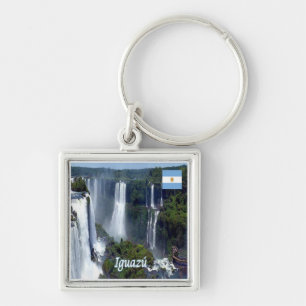 Chaveiro zAR029 IGUAZU FALLS, Argentina, América,