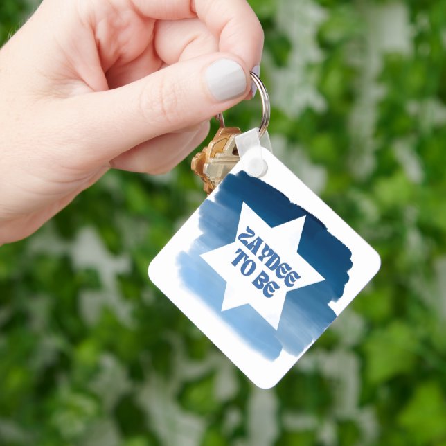 Chaveiro "Zaydee to Be" Engraçado Novo Vovô Judaico (Mão)
