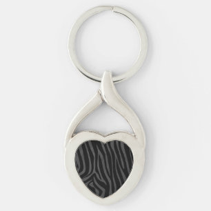 Chaveiro Zebra Black e Cinza