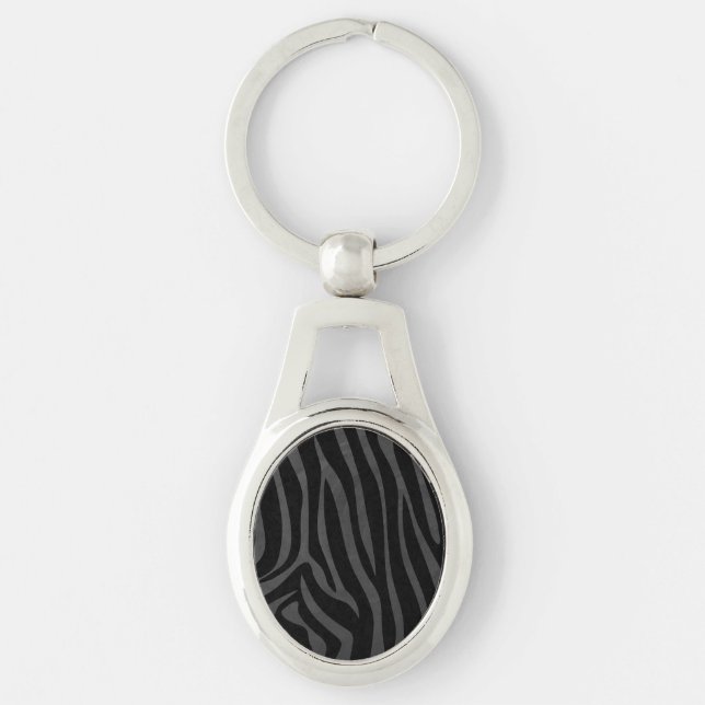 Chaveiro Zebra Black e Cinza (Frente)