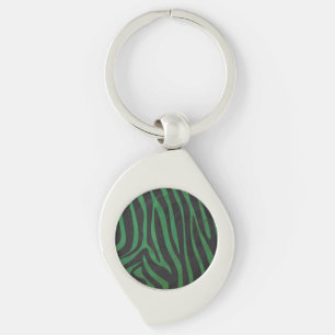 Chaveiro Zebra Black e Green Impressão