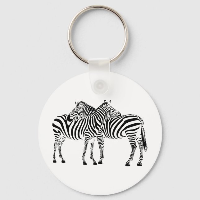 Chaveiro Zebra Love (Frente)