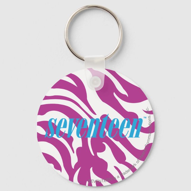 Chaveiro Zebra Purple (Frente)