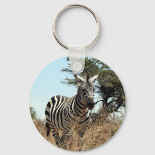 Chaveiro zebra selvagem