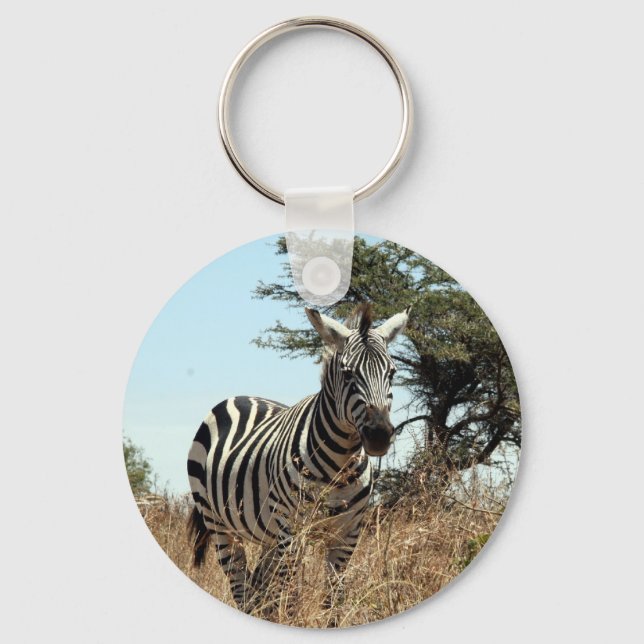 Chaveiro zebra selvagem (Frente)