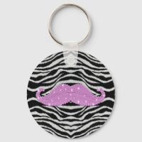 Zebra Stripes E Bigode Rosa