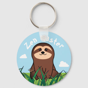 Chaveiro "Zen Master" kawaii Sloth