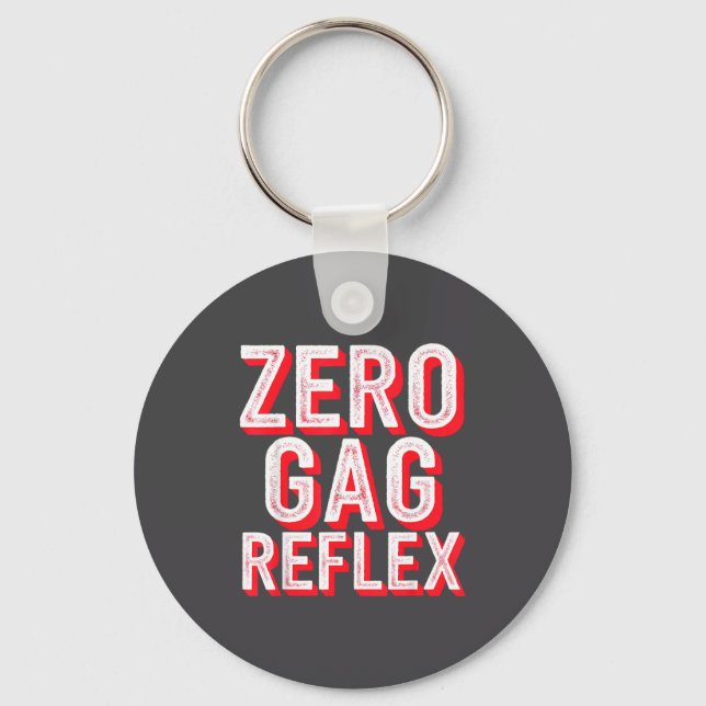 Chaveiro Zero Reflexo de Gagueira, Meme Divertido da Festa  (Frente)