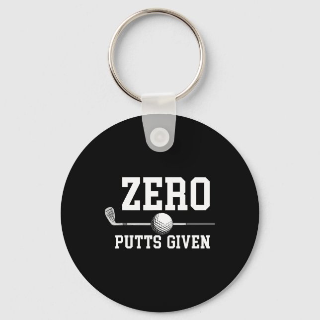 Chaveiro Zero Tacos Dado Golfer Golf Jogador Piadas Engraça (Frente)