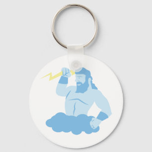 Chaveiro Zeus e Relâmpago
