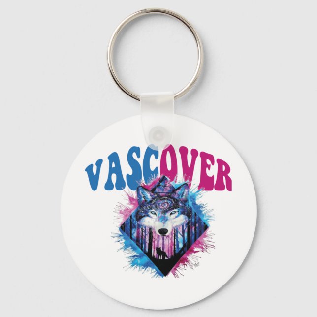 Chaveiro Zidika vascover lobo Essencial (Frente)
