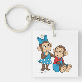 Chaveiro Zina and Mimo: Love and indifference