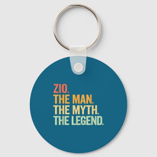 Chaveiro Zio Man Myth Legend Retro (Frente)
