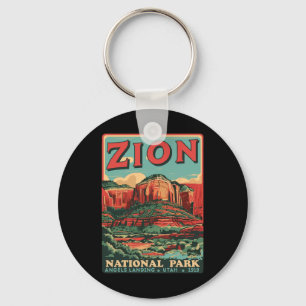 Chaveiro Zion National Park Utah Angels Landing Vintage Hik