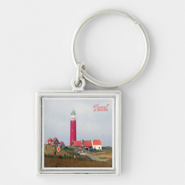 Chaveiro zNL023 TEXEL LIGHTHOUSE Ilhas Frísias, (Frente)