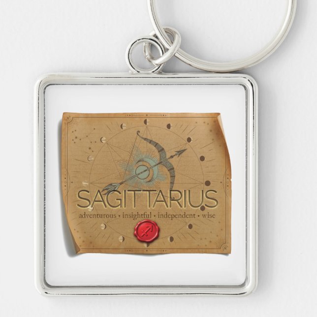 Chaveiro Zodiac - Sagittarius - Keychain (Frente)