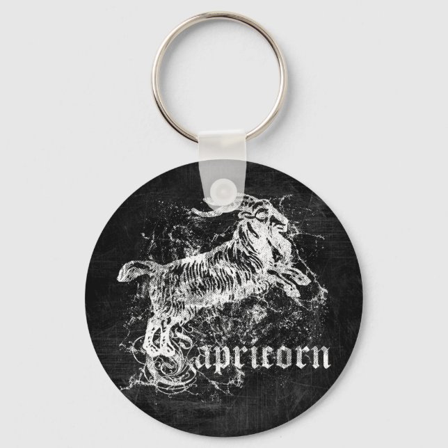 Chaveiro Zodiac Vintage Capricorn (Frente)