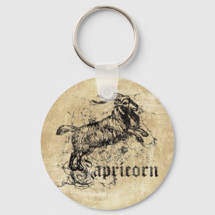 Chaveiro Zodíaco Capricórnio Vintage