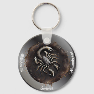 Chaveiro Zodíaco Escorpião Escorpião Pulseira Personalizada