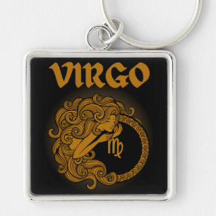 Chaveiro Zodíaco Sombrio - Virgem Arte de Astrologia Medi