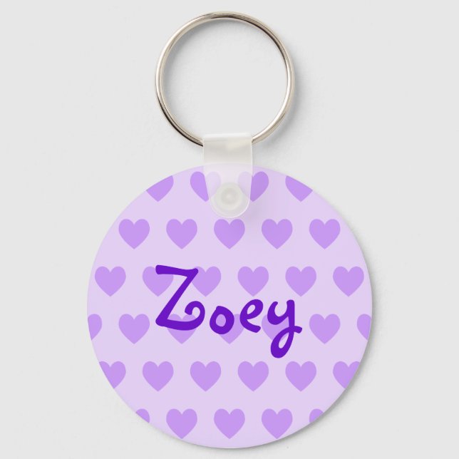 Chaveiro Zoey in Purple (Frente)