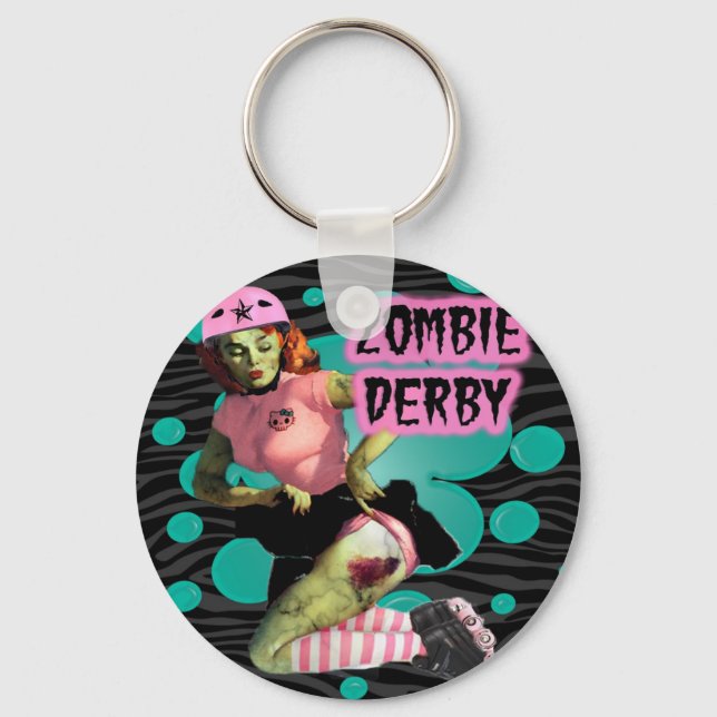 Chaveiro Zombie Derby (Frente)
