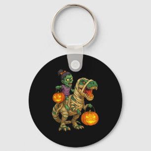Chaveiro Zombie Garota Andando Mamãe T Rex Halloween Crianç