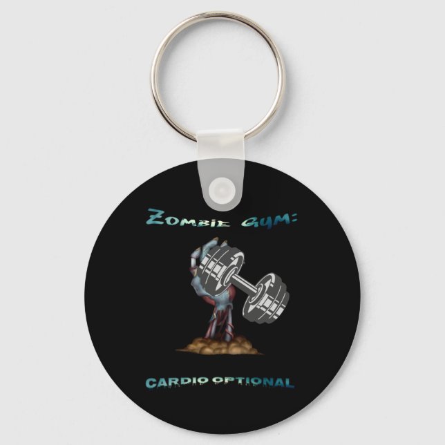 Chaveiro Zombie Gym: Cardio Opcional Zombie Gym (Frente)