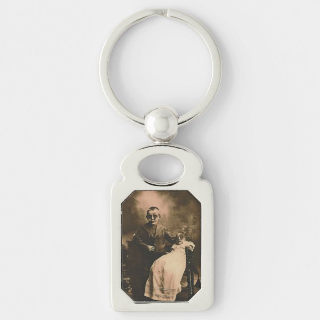 Chaveiro Zombie Siblings (Frente)