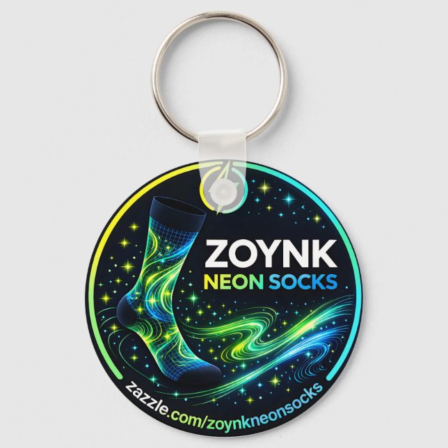 Chaveiro Zoynk Neon Socks (Frente)