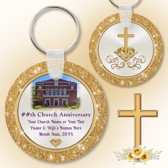 Chaveiros Adventistas do Sétimo Dia da Igreja Foto (Church anniversary favors. Pastor appreciation party favors. Cross Keychains. Cheap church favors. )