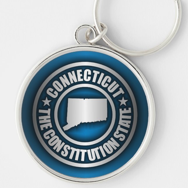 chaveiros "Connecticut Steel" (Azul) (Frente)