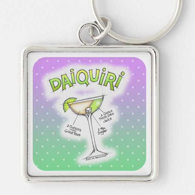 CHAVEIROS - DAIQUIRI RECIPE COCKTAIL ART (Frente)