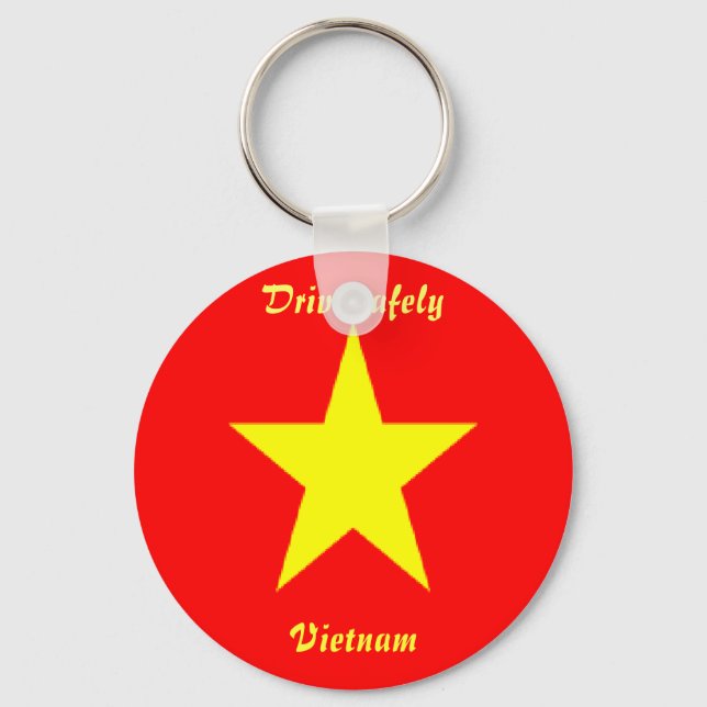 Chaveiros de bandeira do Vietname (Frente)