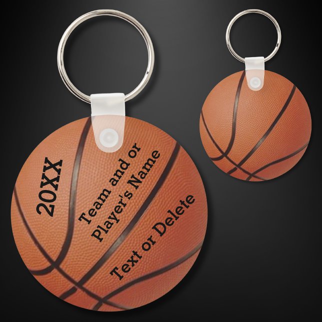 Chaveiros de basquete baratos 3 Modelos de caixa d (Basketball Party Favors. Cheap Basketball Team Gifts. End of Season Basketball Gifts, for players.)