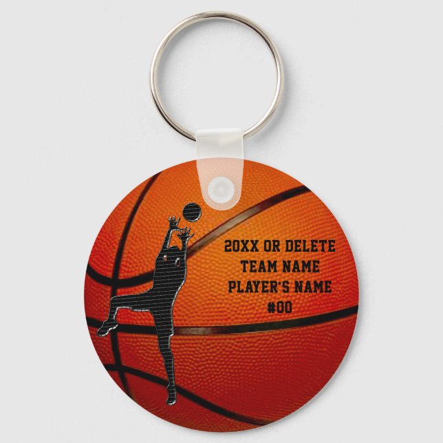 Chaveiro Número Personalizado de Basquete 10