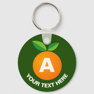 chaveiros de botões personalizados de monograma d