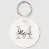Chaveiros de Bridesmaid com nome personalizado mon