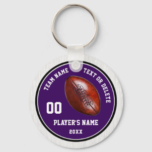 Chaveiros de Futebol Roxo e Branco, 4 Caixas de Te