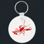 Chaveiros de lagosta vermelha<br><div class="desc">Chaveiros de lagosta vermelha. Design de frutos do mar.</div>