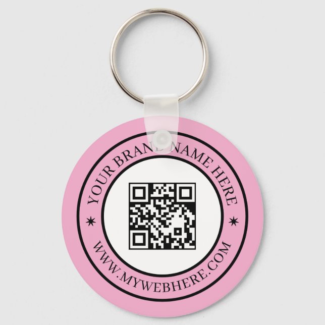 Chaveiros de Promoção de Negócios com Código QR (Frente)