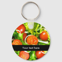 Chaveiros de Tema de Comida de Salada Saudável