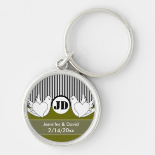 Chaveiros Dias de os namorados de Doves Adoráveis