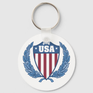 Chaveiros emblem personalizáveis dos EUA