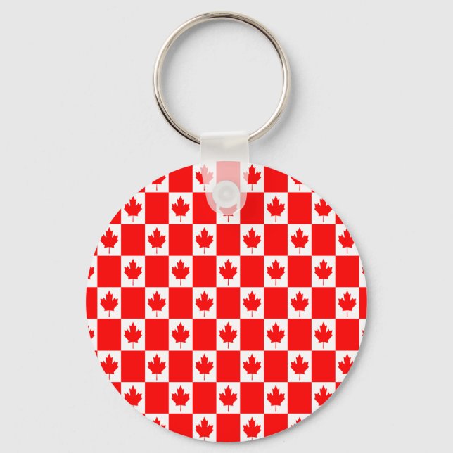 Chaveiros para amantes do Canadá (Frente)