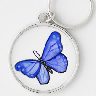 Chaveiros Pendentes de Borboleta Azul