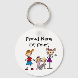 Chaveiros Personalizados da Família Stick Figure K